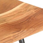 vidaXL Tabourets de bar lot de 4 bois d'acacia solide