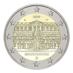 2 euros commémoratives Allemagne 2020 Brandebourg - les 5 ateliers.