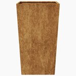 vidaXL Jardinière 45x45x75 cm acier corten