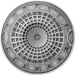 Pièce de monnaie en Argent 5000 Francs g 155.5 (5 oz) Millésime 2024 EYE OF PANTHEON