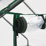 vidaXL Serre avec 8 étagères 143x143x195 cm