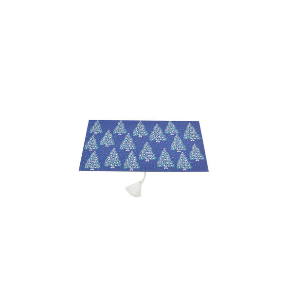 Papertree enveloppe 19 x 10 cm collection holly couleur bleu persan