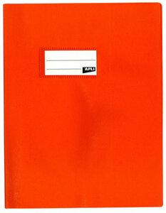 OXFORD Protège cahier opaque 17x22 Grain STYL'SMS 12/100° sans rabat marque-page 17x22cm orange