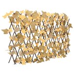 vidaXL Treillis de feuille d'érable artificiel extensible 180x60 cm