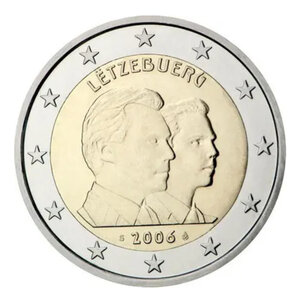 2 euros commémorative Luxembourg 2006 - Anniversaire du prince héritier Guillaume.