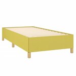 vidaXL Cadre de lit Vert 100 x 200 cm Tissu