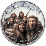 Pièce de monnaie en Argent 1 Rand g 31.1 (1 oz) Millésime 2023 Selfies From History NEANDERTHALS