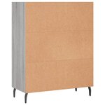 vidaXL Armoire à étagères sonoma gris 69 5x32 5x90cm bois d'ingénierie