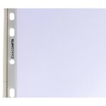 Sachet De 100 Pochettes Perforées Polypropylène Lisse Premium - A4 - Cristal - X 10 - Exacompta