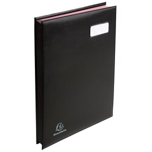 Parapheur Expansé Couverture Expansé Système Fixapage - 24 Compartiments - Noir - Exacompta