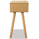 vidaXL Table de chevet 2 Pièces Bois de pin massif 40 x 30 x 61 cm Marron