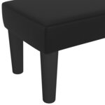 vidaXL Banc Noir 100x30x30 cm Similicuir