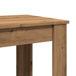 vidaXL Table de bar chêne artisanal 102x50x103 5 cm bois d'ingénierie