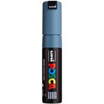 Marqueur pointe large biseautée pc8k 8mm gris ardoise x 6 POSCA