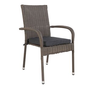 2 Chaises de jardin PORTLAND avec coussin