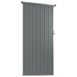 vidaXL Abri de jardin Gris 118 5x97x209 5 cm Acier galvanisé