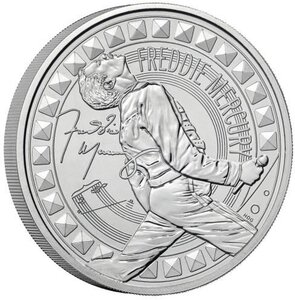 Monnaie FREDDIE MERCURY Legends Of Music 5 Oz 5 Pounds United Kingdom 2025
