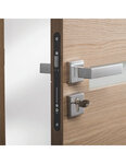 THIRARD - Serrure encastrable Monomax NF pour cylindre européen  axe 50mm  bouts ronds  têtière noire