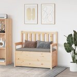 vidaXL Banc 112 5x51 5x96 5 cm Bois de pin massif