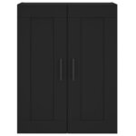 vidaXL Armoire murale noir 69 5x34x90 cm bois d'ingénierie