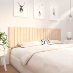 vidaXL Tête de lit 205 5x4x100 cm Bois massif de pin