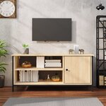 vidaXL Meuble TV chêne sonoma 100x40x45 cm bois d'ingénierie