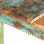 vidaXL Table de salle à manger Bois de récupération solide 160x80x76cm
