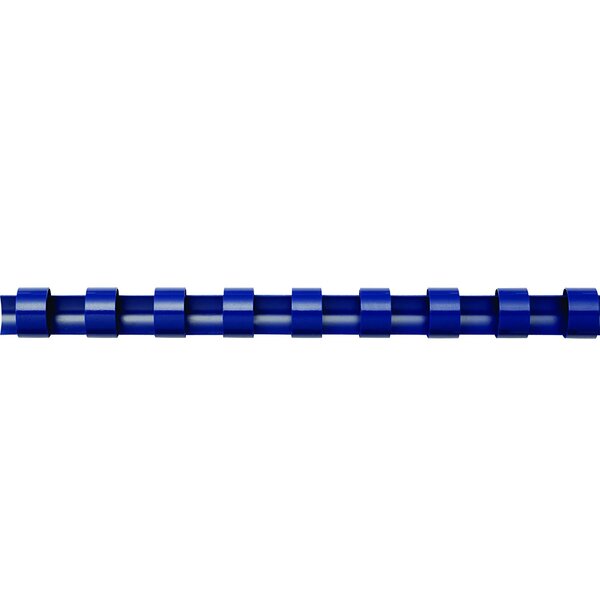 baguettes de reliure plastiques, format A4, 6 mm, bleu Pack de 100 FELLOWES