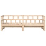 vidaXL Lit de jour avec lit gigogne 80x200 cm bois de pin massif