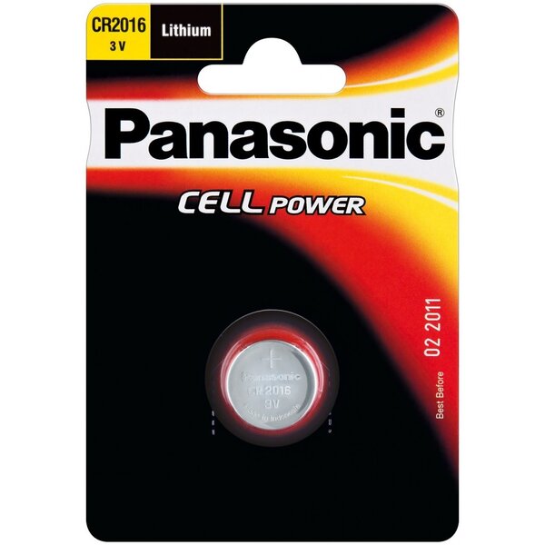 12 PILES CR2016 (DL2016) PANASONIC