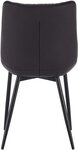 Chaises de cuisine 2 pièces synthétique anthracite 19_0000526