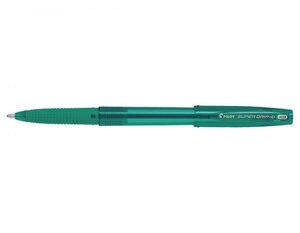 Stylo Bille SUPER GRIP G à Capuchon Pte Extra Large Vert PILOT