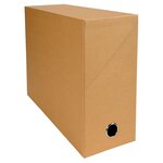 Boite Transfert Dos 120mm Papier Toilé - Couleurs Assorties - X 5 - Exacompta