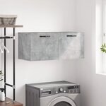 vidaXL Armoire murale gris béton 80x36 5x35 cm bois d'ingénierie