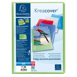 Protège-documents En Polypropylène Semi Rigide Kreacover® Chromaline 100 Vues - A4 - Couleurs Assorties - X 8 - Exacompta