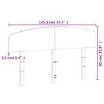 vidaXL Tête de lit 140 cm bois massif de pin