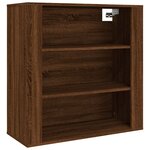vidaXL Buffet haut Chêne marron Bois d'ingénierie