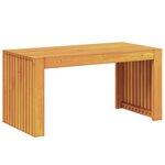 vidaXL Table Basse de Jardin 70x35x35 cm Bois Massif Acacia