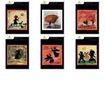 Lot de 6 cartes - voeux 2 - peintures monique meyer
