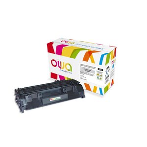 Toner d'encre remanufacturé, compatible pour HP HP 05A CE505A - Noir