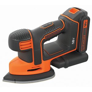 BLACK & DECKER Akku-Dreieckschleifer Mouse BDCDS18