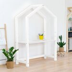Bureau enfant cabane STOLLY bois blanc