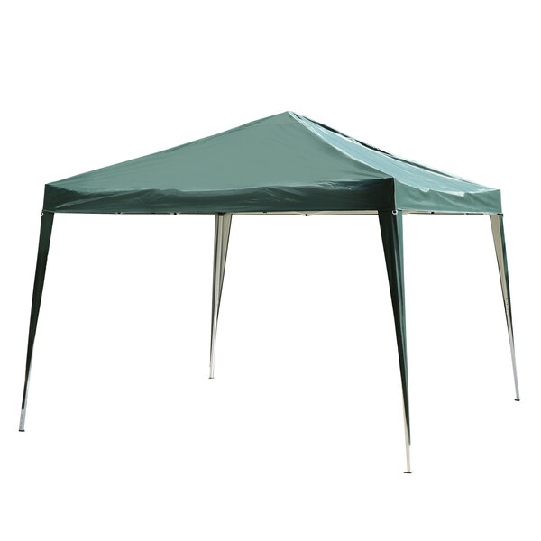 Tonnelle barnum de jardin pliant anti-UV + sac de transport acier Oxford 3 x 3 x 2 55 m vert