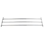 vidaXL Barres de fenêtre réglables de sécurité 3 Pièces 710-1200 mm