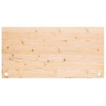 vidaXL Dessus de bureau 100x60x2 5 cm bois massif de pin