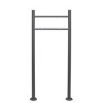 Support boite aux lettres anthracite mailbox piquet boite postale