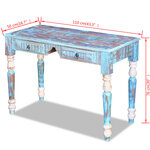 vidaXL Bureau Bois de récupération massif