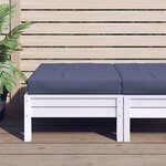 vidaXL Coussin de palette bleu marine 60x60x9 5 cm tissu oxford