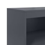 vidaXL Buffet haut vert olive 68 5x38 5x107 cm acier