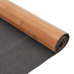 vidaXL Tapis rectangulaire naturel 70x300 cm bambou